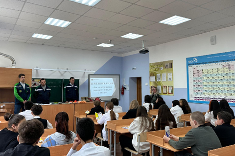 ООО «АСТ» продолжает проводить профориентационные встречи со школьниками